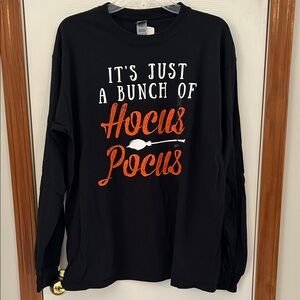 Black 'Hocus Pocus' Long Sleeve Shirt